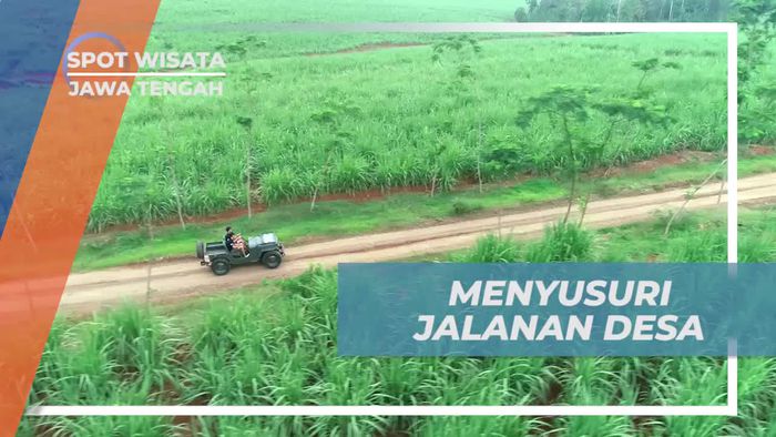 Berkendara Santai Menyusuri Jalanan Desa yang Menyegarkan di Jawa Tengah