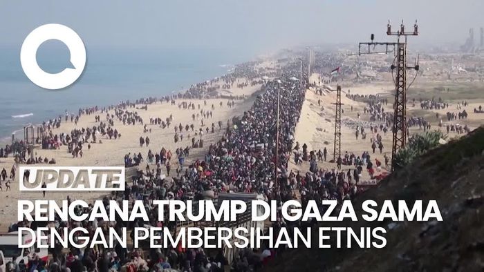 Video PBB Peringatkan Trump Tak Ambil Alih Gaza: Hindari Pembersihan Etnis!