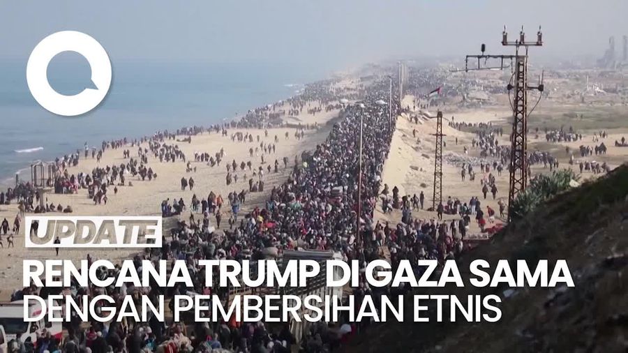 Video PBB Peringatkan Trump Tak Ambil Alih Gaza: Hindari Pembersihan Etnis!