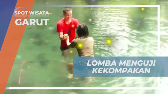 Mengasah Kekompakan Melalui Permainan Seru di Kampung Sampireun, Garut