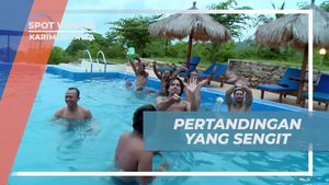 Berlomba dengan Seru di Kolam Penginapan Karimun Jawa