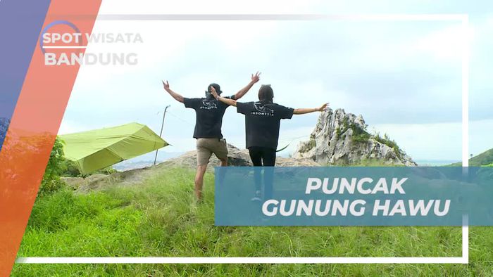 Mengeksplorasi Keseruan di Puncak Gunung Hawu yang Mempesona, Bandung