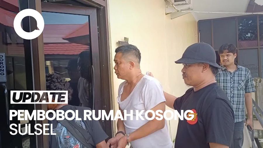 Video: Pembobol Rumah Kosong di Pangkep Ditangkap, Curi Laptop-Jam Tangan