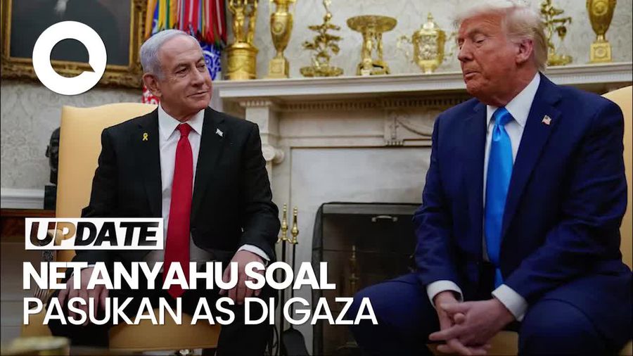 Video: Netanyahu Sebut AS Tak Perlu Kirim Pasukan untuk Relokasi Warga Gaza