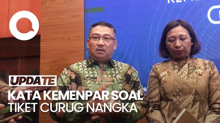 Video Kemenpar soal Harga Tiket Curug Nangka: Itu untuk Melindungi Ekosistem