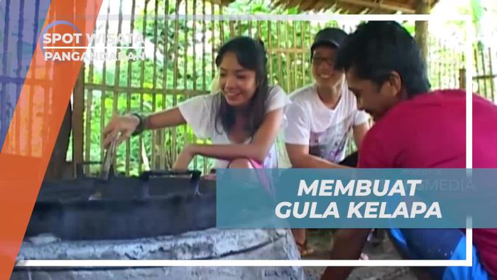 Mengolah Gula Kelapa Secara Tradisional di Pangandaran