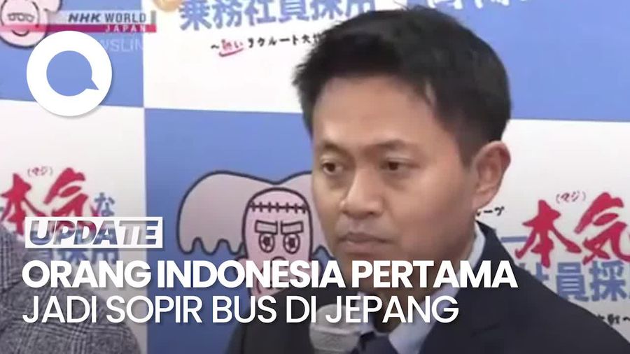 Video: Iyus, Orang Indonesia Pertama yang Diterima Jadi Sopir Bus di Jepang