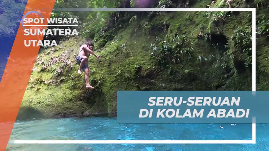 Bermain Seru Bersama Warga Lokal di Kolam Abadi, Sumatera Utara