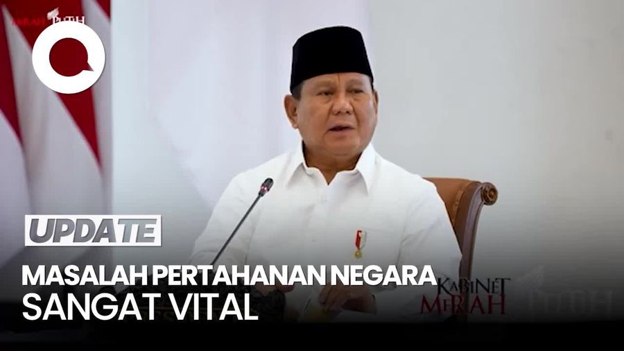 Video Prabowo Bicara Vitalnya Masalah Pertahanan Bagi Suatu Negara