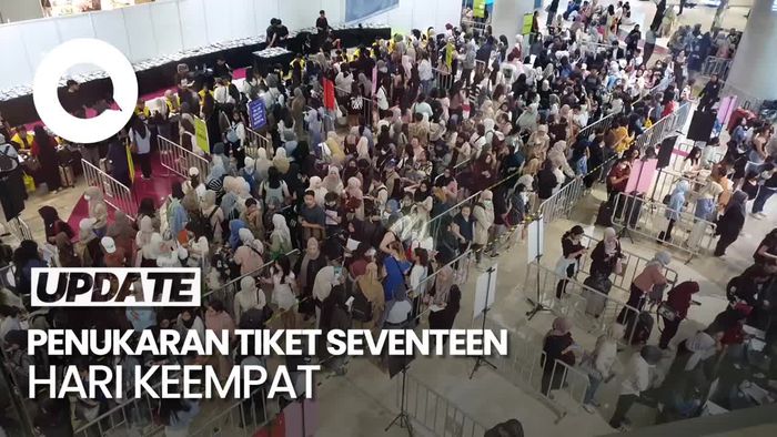 Video: Situasi Antrean Penukaran Tiket Konser SEVENTEEN Hari Keempat