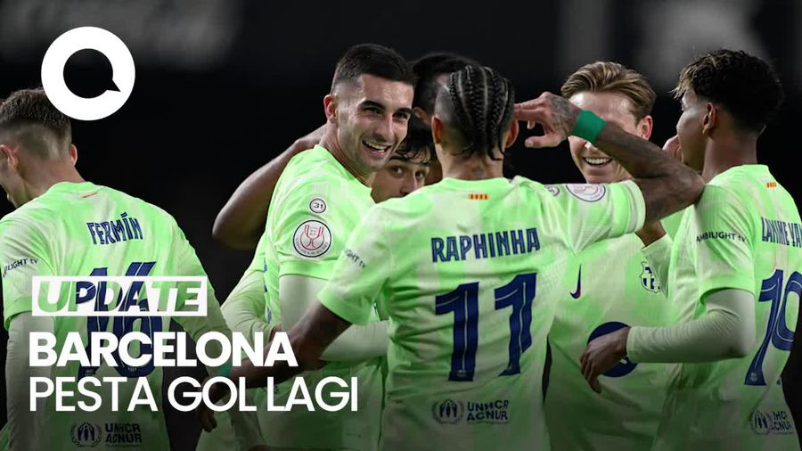 Video: Gol-gol Barcelona Berondong Gawang Valencia