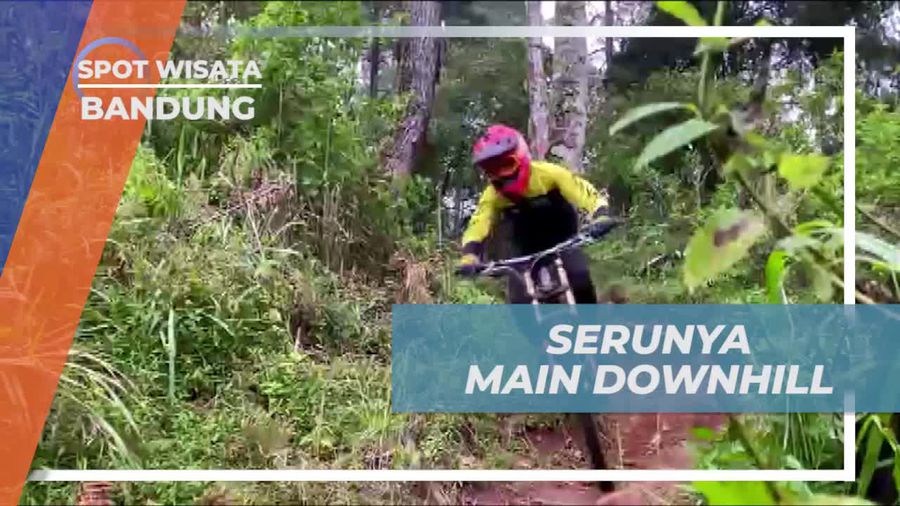 Menggali Kesenangan Saat Bersepeda Downhill, Bandung