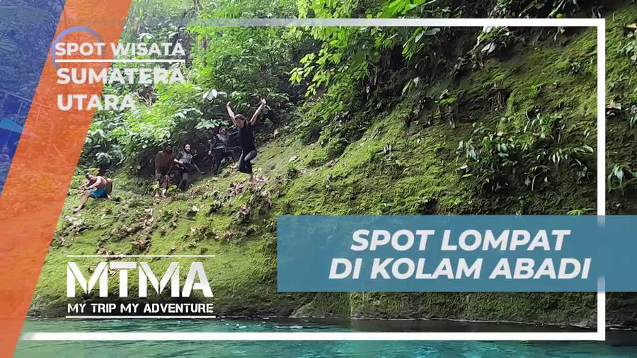 Melompat Ceria di Spot Lompat Kolam Abadi, Sumatera Utara
