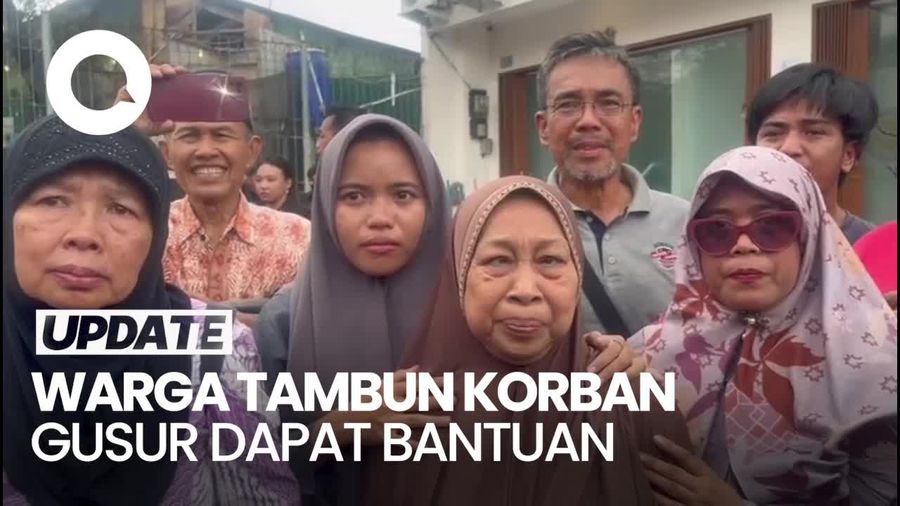 Video Tangis Warga Tambun Korban Gusur Dapat Bantuan Rp 25 Juta: Alhamdulillah