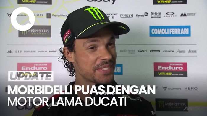 Video Morbidelli Puas dengan Motor Lama Ducati Setelah Tercepat di Sepang