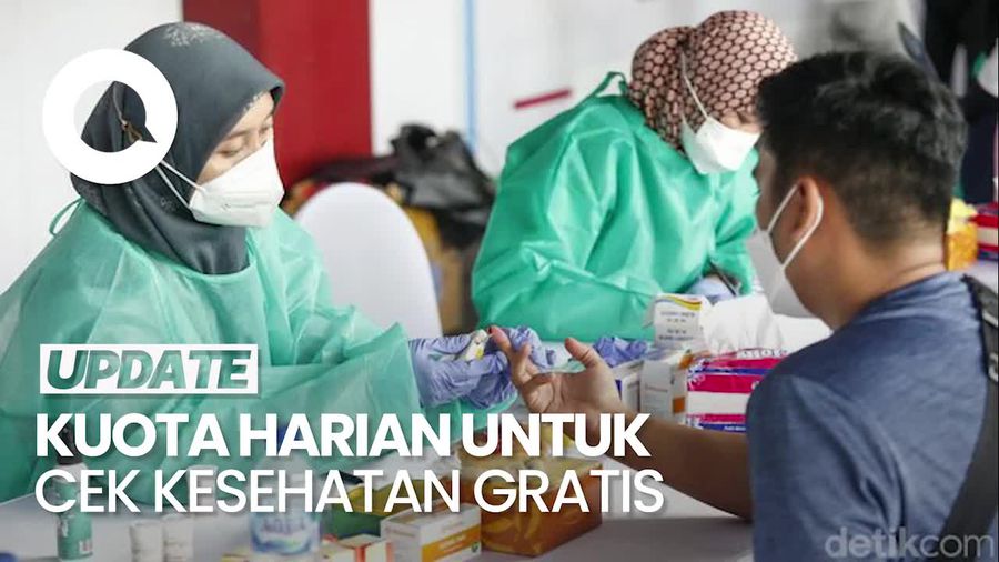 Video: Pemerintah Batasi 30 Orang Per Hari untuk Cek Kesehatan Gratis 