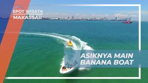 Bersenang-senang dengan Banana Boat di Pulau Kayangan, Makassar