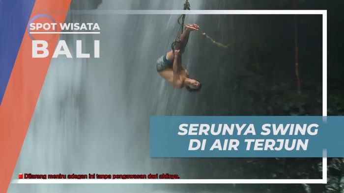 Nikmati Sensasi Swing di Air Terjun Campuhan, Bali