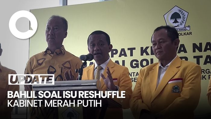 Video: Kata Bahlil soal Isu Reshuffle Setelah Prabowo Sentil Anak Buah Ndablek