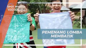 Putri Menjadi Pemenang Lomba Membatik di Yogyakarta