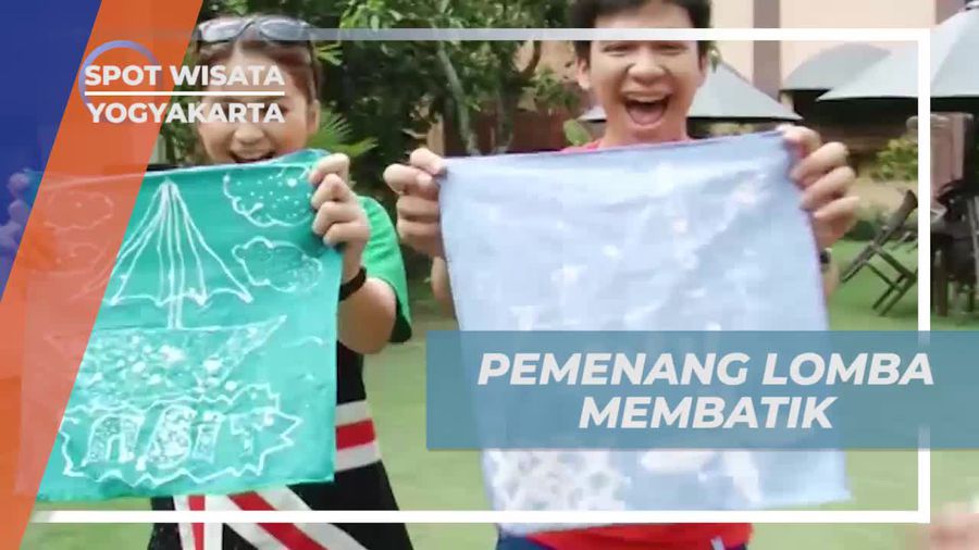 Putri Menjadi Pemenang Lomba Membatik di Yogyakarta