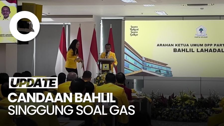 Video Guyon Bahlil Saat Mik Bermasalah di Rakernas Golkar: Belum Dapat Gas