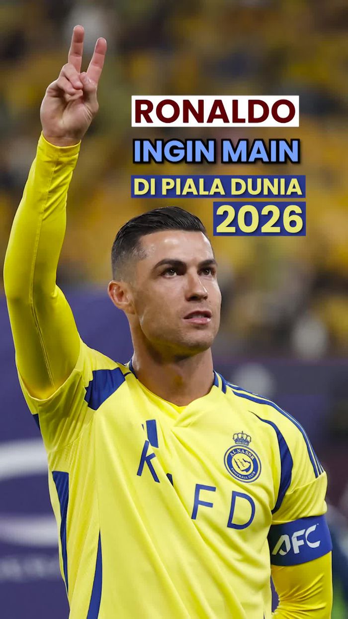 Video: Ronaldo Masih Pengin Main di Piala Dunia 2026