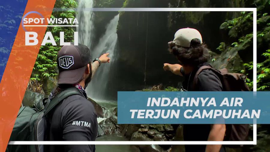 Terpesona oleh Keindahan Air Terjun Campuhan, Bali
