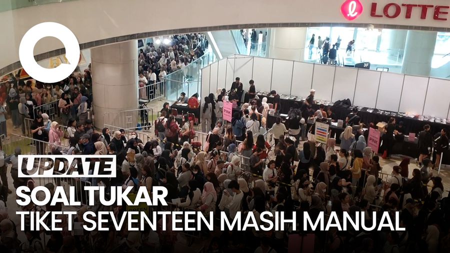Video: Kenapa Tiket Konser SEVENTEEN Masih Ditukar Manual?