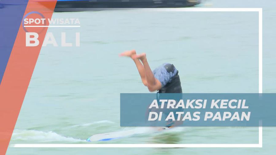 Tantang Diri Anda dengan Atraksi di Atas Fliteboard, Pantai Serangan, Bali