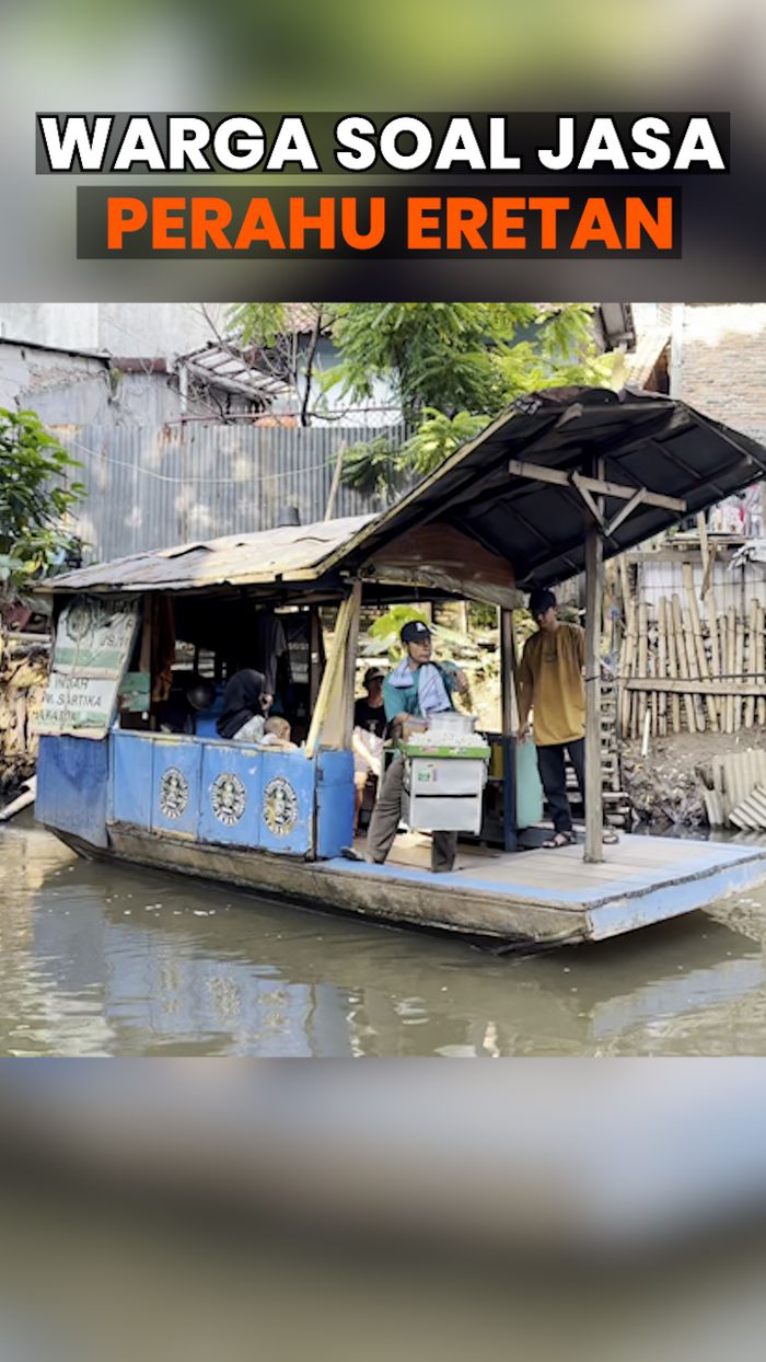 Video: Alasan Warga Pesanggrahan Jaksel Masih Andalkan Perahu Ereta