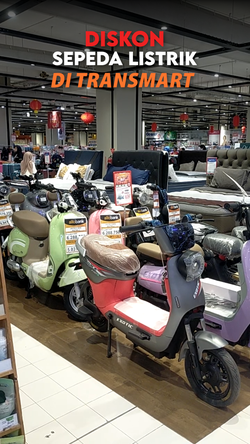 Video: Rp 3 Jutaan Bisa Dapat Sepeda Listrik di Transmart Full Day Sale!