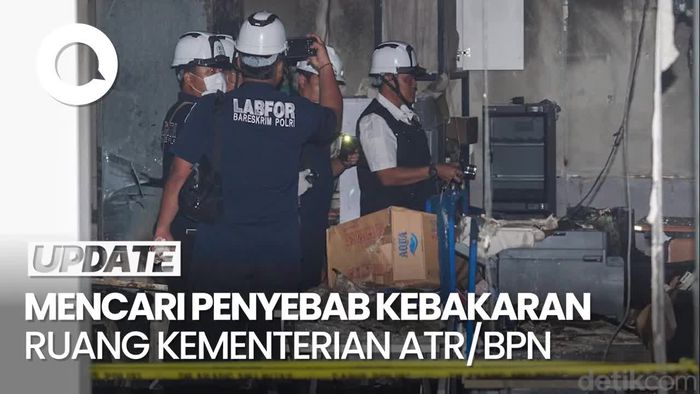Video: Labfor Polri Selidiki Penyebab Kebakaran Ruang Humas ATR/BPN