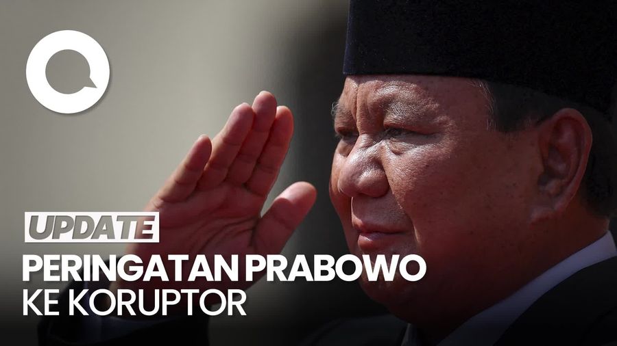 Video: Kala Prabowo Sentil Koruptor yang Tak Balikin Uang Curian