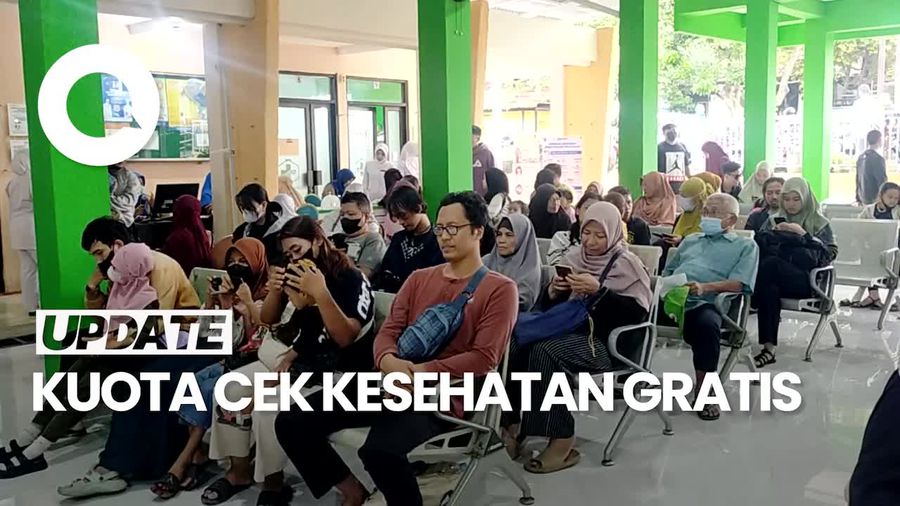 Video: Kuota Cek Kesehatan Gratis di Puskesmas 30 Orang Sehari