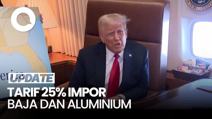 Trump Kenakan Tarif 25 Persen untuk Impor Baja-Aluminium dari Semua Negara
