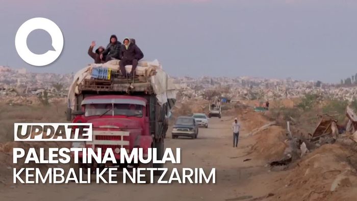 Video: Warga Palestina Mulai Kembali ke Netzarim Seusai Israel Tarik Tentara