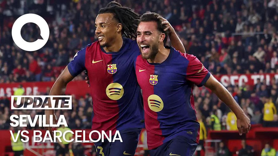 Video: Barcelona Borong 4-1 Atas Sevilla Walau Endingnya Cuma 10 Pemain