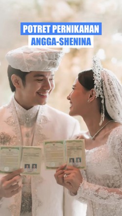 Video: Kabar Bahagia! Angga Yunanda dan Shenina Cinnamon Resmi Menikah