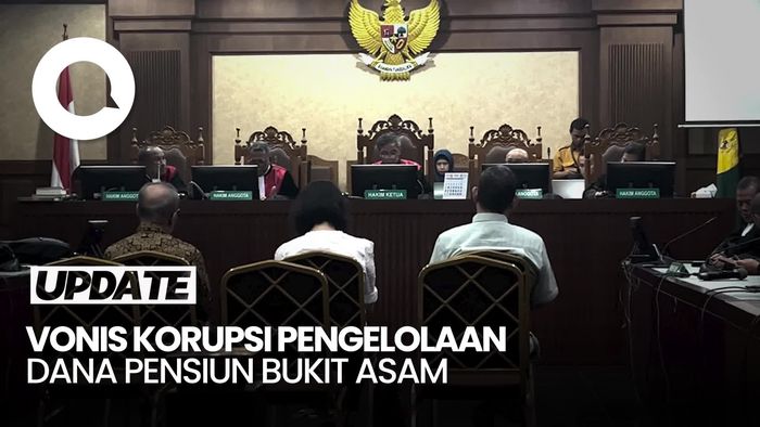 Video: Eks Dirut Dana Pensiun Bukit Asam Divonis 9 Tahun Bui di Kasus Korupsi