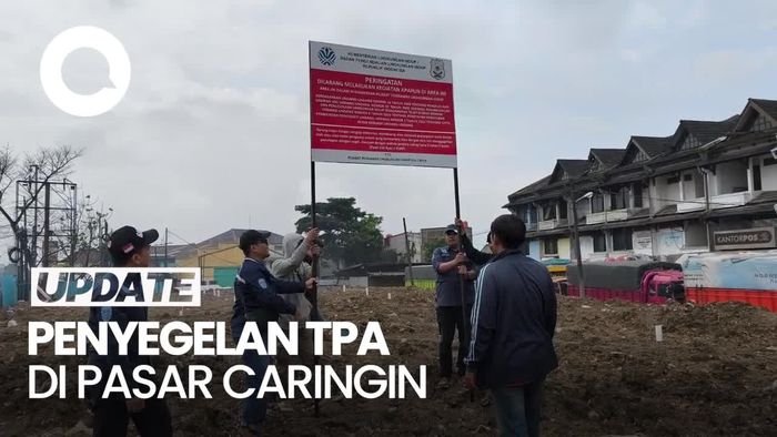 Video: TPA di Pasar Caringin Bandung Disegel KLH