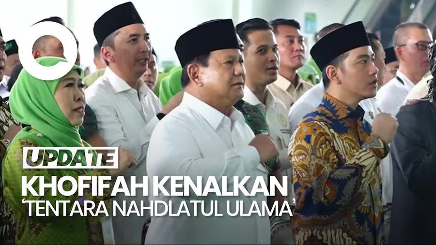 Video Khofifah ke Prabowo: Jika Ada TNI di Negeri Ini, Maka Kami Muslimat Adalah TNU