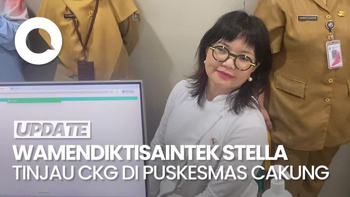 Video: Momen Wamendiktisaintek Ikut Skrining Sambil Tinjau Cek Kesehatan Gratis