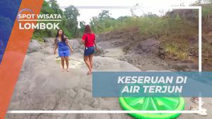 Serunya Bersantai di Air Terjun Mangku Sakti, Lombok
