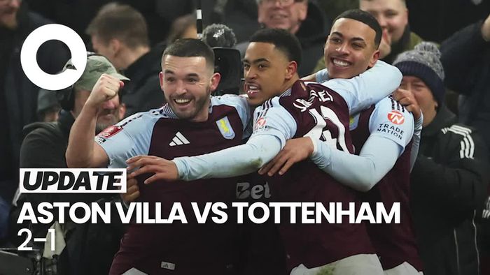 Video: Aston Lumpuhkan Tottenham 2-1 dalam Laga FA Cup