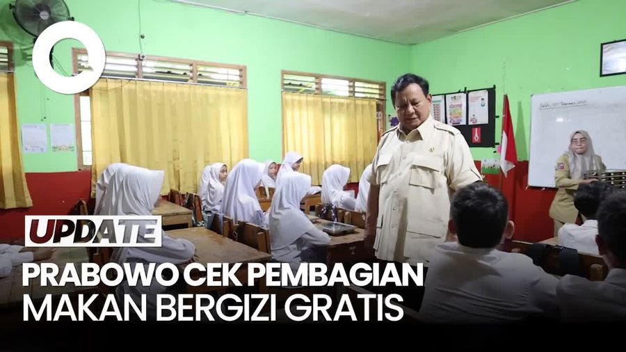 Video: Momen Prabowo Cek Makan Bergizi Gratis di Bogor