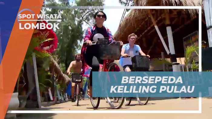 Bersepeda Keliling Gili Air Menikmati Keindahan Alam Lombok