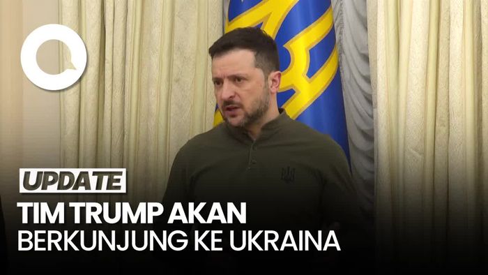 Video Zelenskiy: Tim Presiden Trump Akan ke Ukraina Minggu Ini