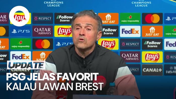 Video Enrique: PSG Jelas Favorit Kalau Lawan Brest, Tapi