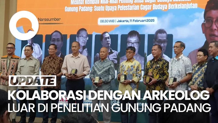 Video Menbud Buka Peluang Kolaborasi dengan Arkeolog Luar di Riset Gunung Padang